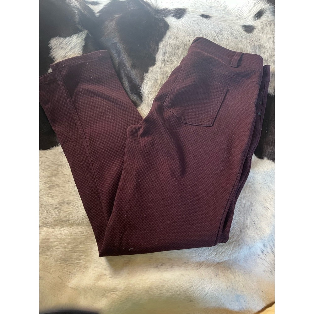 Maurices Maroon M‎ - R Skinny Pants Stretch Pockets